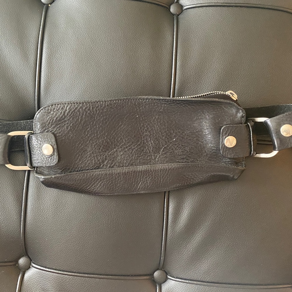 Leather and Brass Fanny pack, bum bag